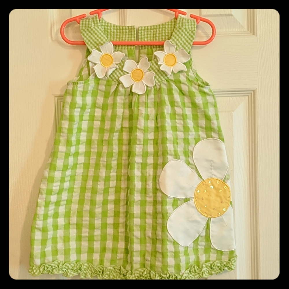Darling Lime Gingham Dress